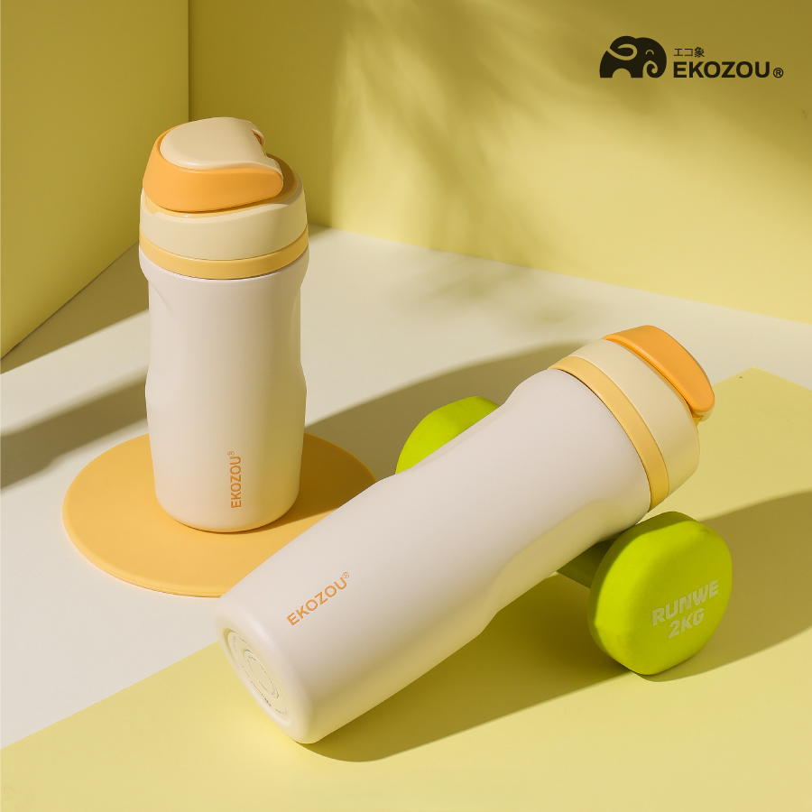 EKO POPSIP : Leak-Proof Insulated Bottle with Dual Drinking Modes